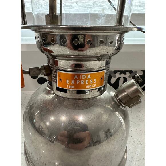VINTAGE AIDA EXPRESS 1500 RECORD 500 CP PARAFFIN LANTERN 2172 Made in GERMANY - Picture 2 of 7